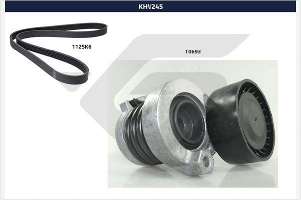 Hutchinson KHV 245 Drive belt kit KHV245: Buy near me in Poland at 2407.PL - Good price!