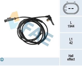 FAE 78432 Sensor, wheel speed 78432: Buy near me in Poland at 2407.PL - Good price!
