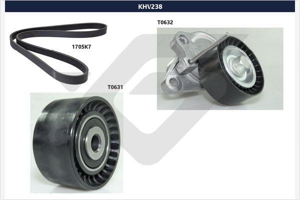 Hutchinson KHV 238 Drive belt kit KHV238: Buy near me in Poland at 2407.PL - Good price!