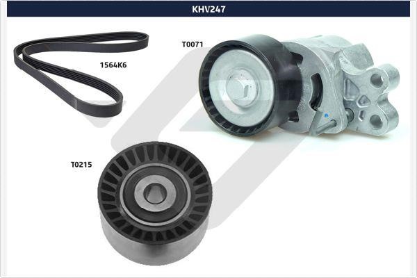 Hutchinson KHV 247 Drive belt kit KHV247: Buy near me in Poland at 2407.PL - Good price!