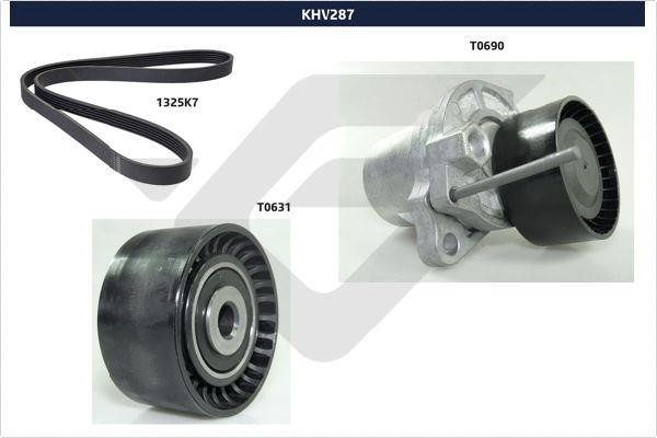 Hutchinson KHV 287 Drive belt kit KHV287: Buy near me in Poland at 2407.PL - Good price!