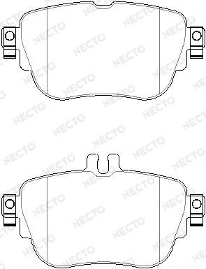 Necto FD7783A Brake Pad Set, disc brake FD7783A: Buy near me in Poland at 2407.PL - Good price!