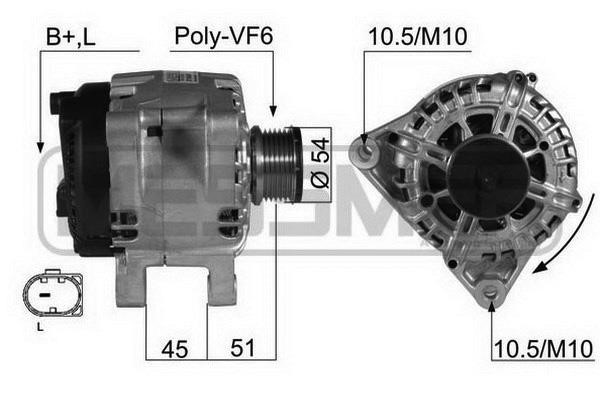 Era 210436A Alternator 210436A: Buy near me at 2407.PL in Poland at an Affordable price!