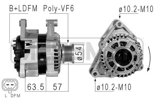 Era 210836A Alternator 210836A: Buy near me at 2407.PL in Poland at an Affordable price!