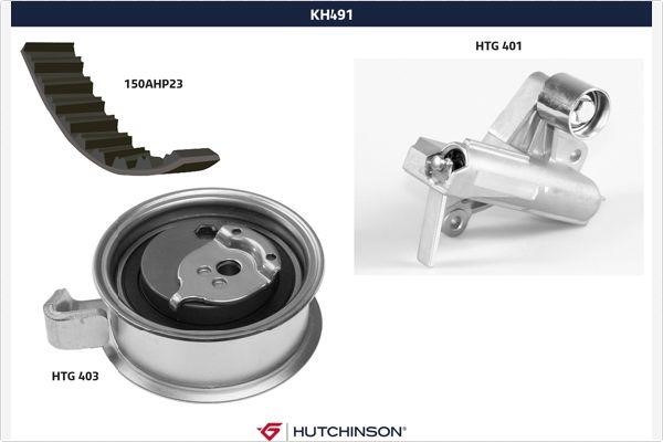 Hutchinson KH 491 Timing Belt Kit KH491: Buy near me at 2407.PL in Poland at an Affordable price!