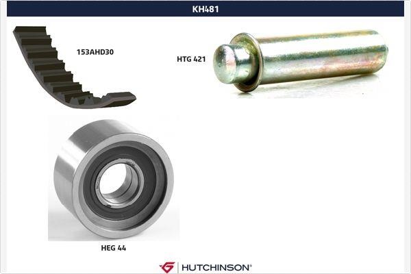 Hutchinson KH 481 Timing Belt Kit KH481: Buy near me in Poland at 2407.PL - Good price!