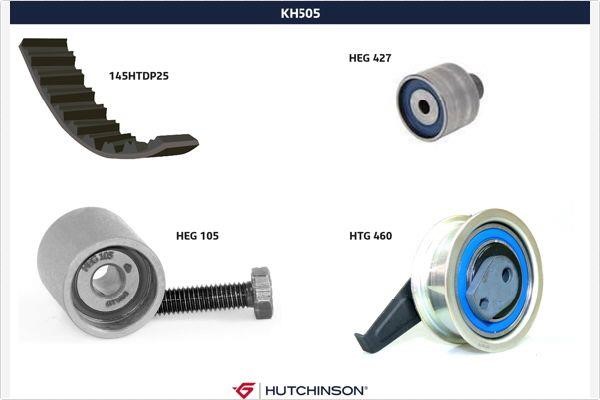 Hutchinson KH505 Timing Belt Kit KH505: Buy near me in Poland at 2407.PL - Good price!