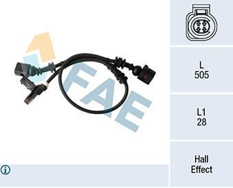 FAE 78296 Sensor ABS 78296: Kaufen Sie zu einem guten Preis in Polen bei 2407.PL!