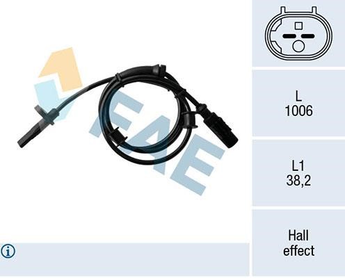 FAE 78170 Sensor ABS 78170: Kaufen Sie zu einem guten Preis in Polen bei 2407.PL!