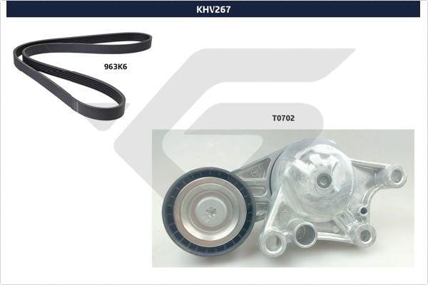 Hutchinson KHV 267 Drive belt kit KHV267: Buy near me in Poland at 2407.PL - Good price!