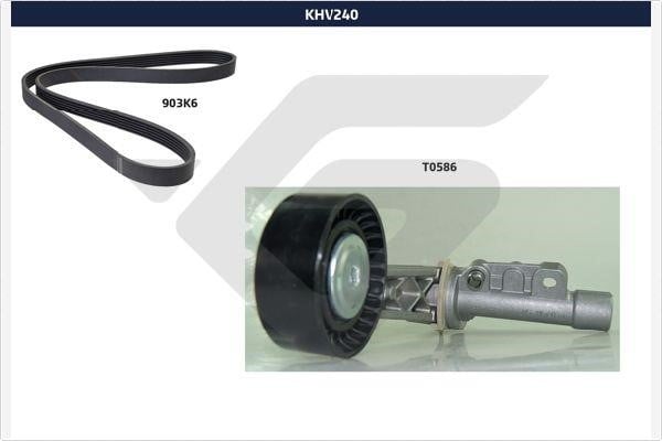 Hutchinson KHV 240 Комплект ременя генератора KHV240: Купити у Польщі - Добра ціна на 2407.PL!