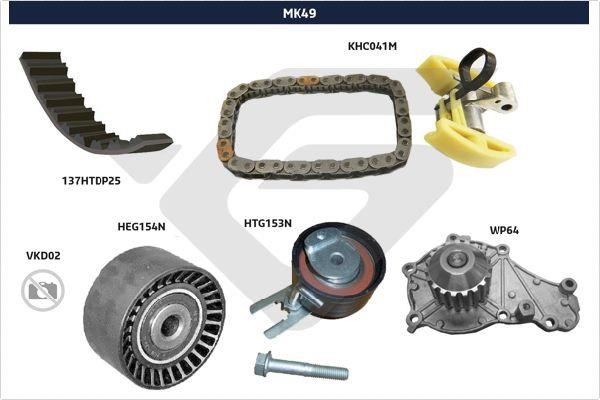 Hutchinson MK49 Zestaw pasek alternatora MK49: Dobra cena w Polsce na 2407.PL - Kup Teraz!