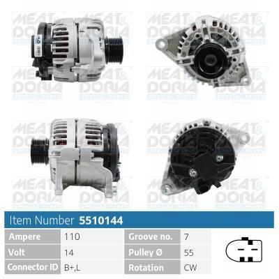 Meat&Doria 5510144 Alternator 5510144: Atrakcyjna cena w Polsce na 2407.PL - Zamów teraz!