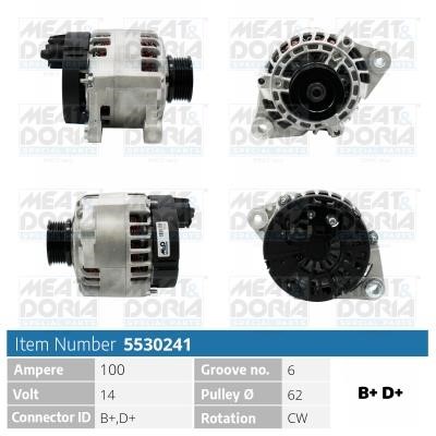 Meat&Doria 5530241 Alternator 5530241: Dobra cena w Polsce na 2407.PL - Kup Teraz!