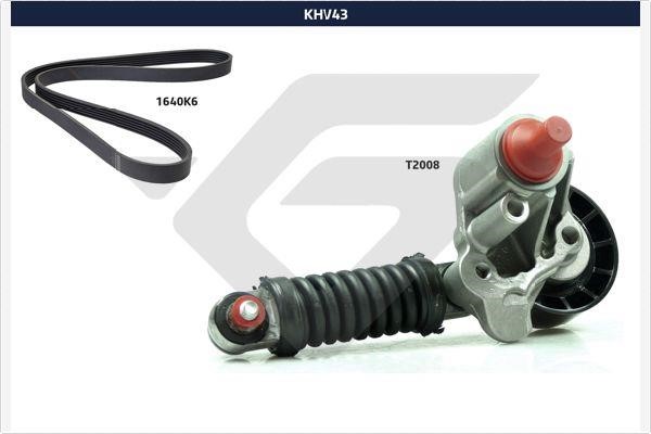  KHV 43 Drive belt kit KHV43: Buy near me in Poland at 2407.PL - Good price!