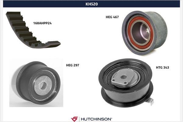 Hutchinson KH520 Комплект зубчастих ременів KH520: Приваблива ціна - Купити у Польщі на 2407.PL!