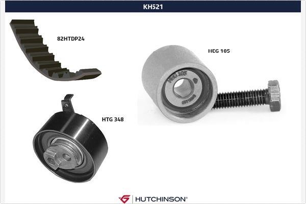 Hutchinson KH521 Комплект ремня ГРМ KH521: Отличная цена - Купить в Польше на 2407.PL!