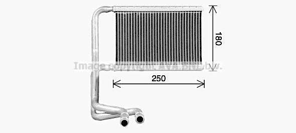 AVA FD6693 Heat Exchanger, interior heating FD6693: Buy near me at 2407.PL in Poland at an Affordable price!