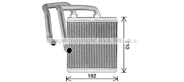 AVA DN6476 Heat Exchanger, interior heating DN6476: Buy near me in Poland at 2407.PL - Good price!