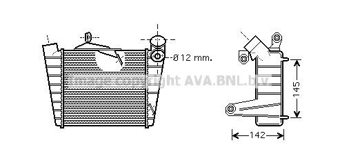 AVA VNA4213 Intercooler, charger VNA4213: Buy near me at 2407.PL in Poland at an Affordable price!