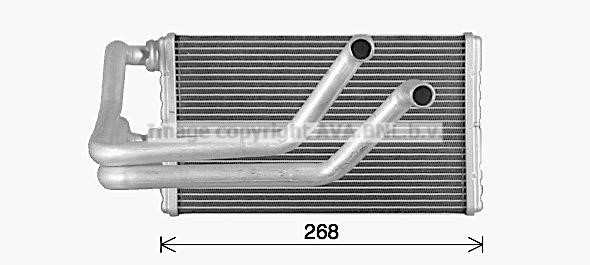 AVA MT6287 Heat Exchanger, interior heating MT6287: Buy near me at 2407.PL in Poland at an Affordable price!