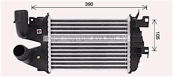 AVA OL4691 Intercooler, charger OL4691: Buy near me in Poland at 2407.PL - Good price!