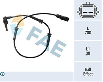 FAE 78503 Sensor, wheel speed 78503: Buy near me in Poland at 2407.PL - Good price!