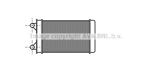 AVA VN6117 Heat Exchanger, interior heating VN6117: Buy near me in Poland at 2407.PL - Good price!