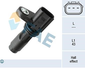 FAE 79516 Camshaft position sensor 79516: Buy near me in Poland at 2407.PL - Good price!