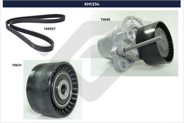Hutchinson KHV 254 Drive belt kit KHV254: Buy near me in Poland at 2407.PL - Good price!