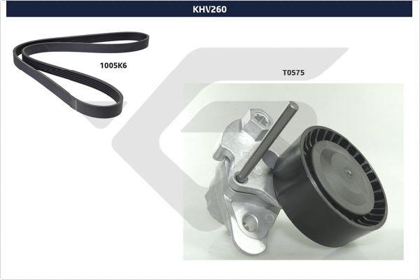 Hutchinson KHV 260 Drive belt kit KHV260: Buy near me in Poland at 2407.PL - Good price!