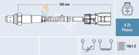 FAE 77683 Lambda sensor 77683: Buy near me in Poland at 2407.PL - Good price!