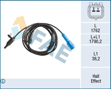 FAE 78516 Sensor, wheel speed 78516: Buy near me in Poland at 2407.PL - Good price!