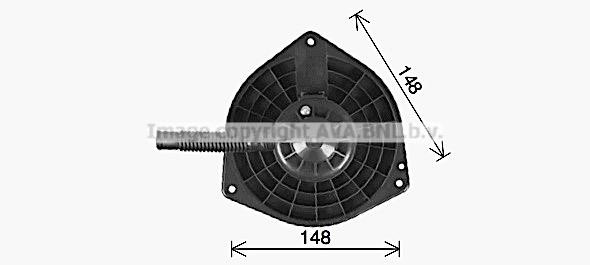 AVA PE8428 Fan assy - heater motor PE8428: Buy near me at 2407.PL in Poland at an Affordable price!