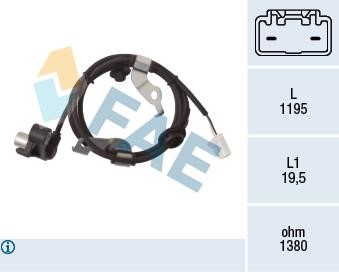FAE 78476 Sensor, wheel speed 78476: Buy near me in Poland at 2407.PL - Good price!
