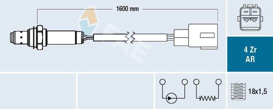 FAE 75651 Lambda sensor 75651: Buy near me in Poland at 2407.PL - Good price!