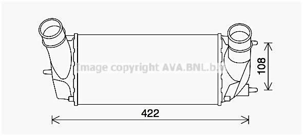 AVA FD4648 Интеркулер FD4648: Отличная цена - Купить в Польше на 2407.PL!