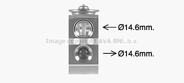 Air conditioner expansion valve AVA KA1320