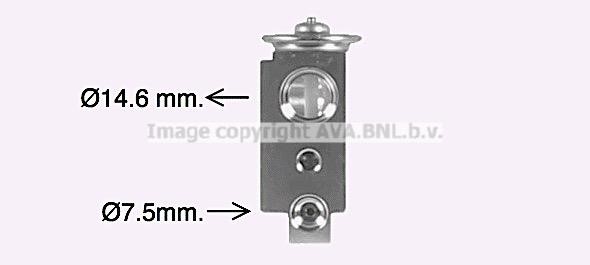 AVA KA1320 Air conditioner expansion valve KA1320: Buy near me at 2407.PL in Poland at an Affordable price!