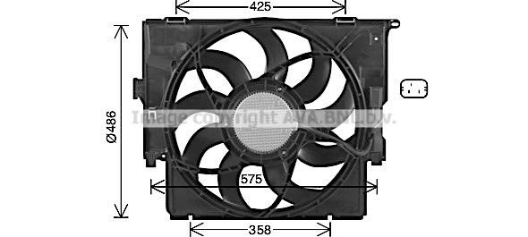 AVA BW7591 Fan, radiator BW7591: Buy near me in Poland at 2407.PL - Good price!