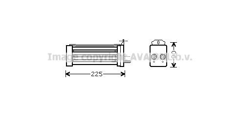 AVA VN3276 Oil Cooler, engine oil VN3276: Buy near me in Poland at 2407.PL - Good price!