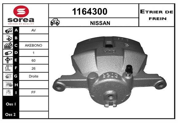 SNRA 1164300 Brake caliper 1164300: Buy near me in Poland at 2407.PL - Good price!