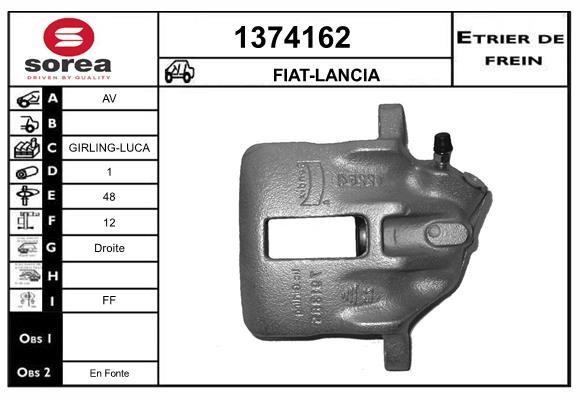 SNRA 1374162 Суппорт тормозной 1374162: Купить в Польше - Отличная цена на 2407.PL!