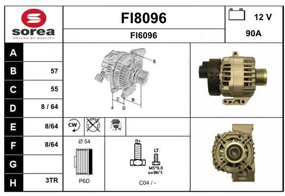 SNRA FI8096 Alternator FI8096: Dobra cena w Polsce na 2407.PL - Kup Teraz!