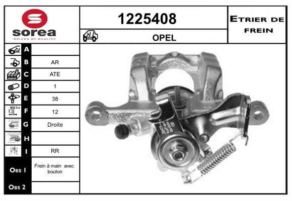 SNRA 1225408 Brake caliper 1225408: Buy near me in Poland at 2407.PL - Good price!