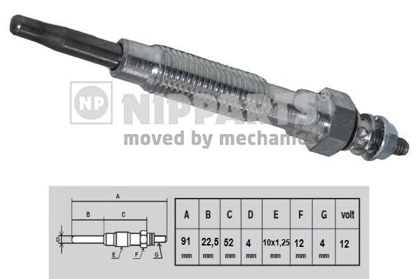 Nipparts N5710509 Glow plug N5710509: Buy near me in Poland at 2407.PL - Good price!