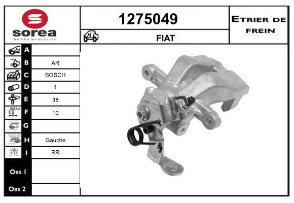 SNRA 1275049 Brake caliper rear left 1275049: Buy near me in Poland at 2407.PL - Good price!