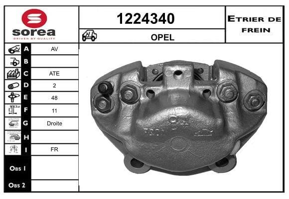 SNRA 1224340 Brake caliper 1224340: Buy near me in Poland at 2407.PL - Good price!