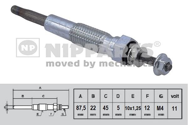 Nipparts N5715023 Свеча накаливания N5715023: Отличная цена - Купить в Польше на 2407.PL!