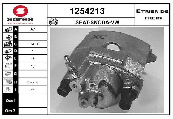 SNRA 1254213 Супорт гальмівний передній лівий 1254213: Приваблива ціна - Купити у Польщі на 2407.PL!